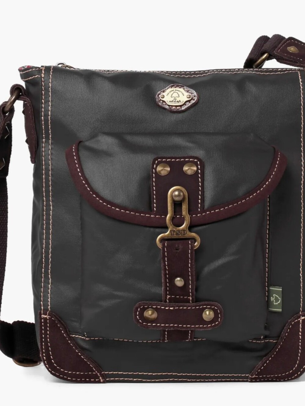 The Same Direction TSD Dolphin Crossbody Bag NWT Unisex Dark Brown $10